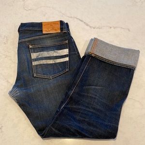 Sz 32 Momotaro battle flag selvedge jeans